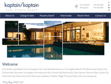 Tablet Screenshot of kaptainkaptain.com